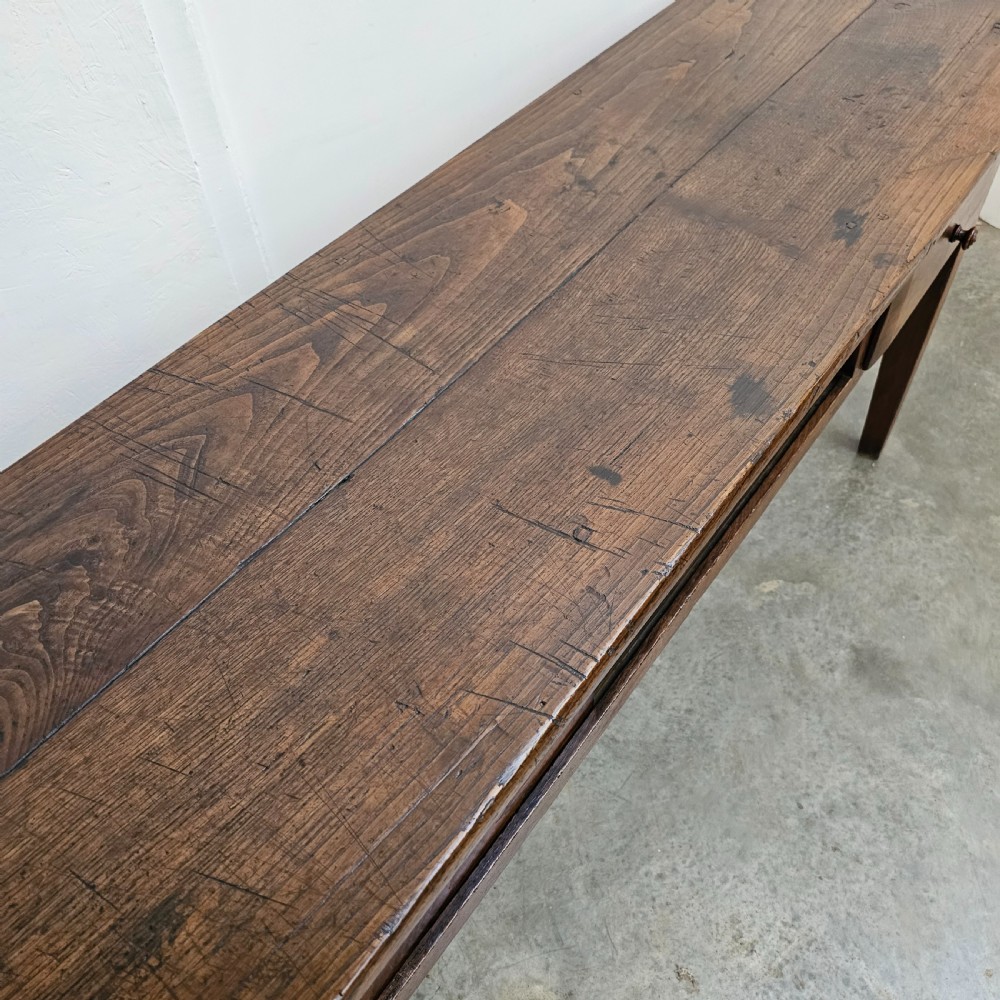 French Chestnut & Oak Contry Side Table View V