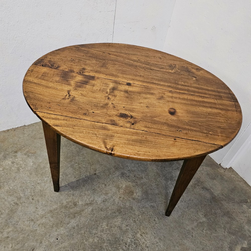 French Poplar Oval Table View II