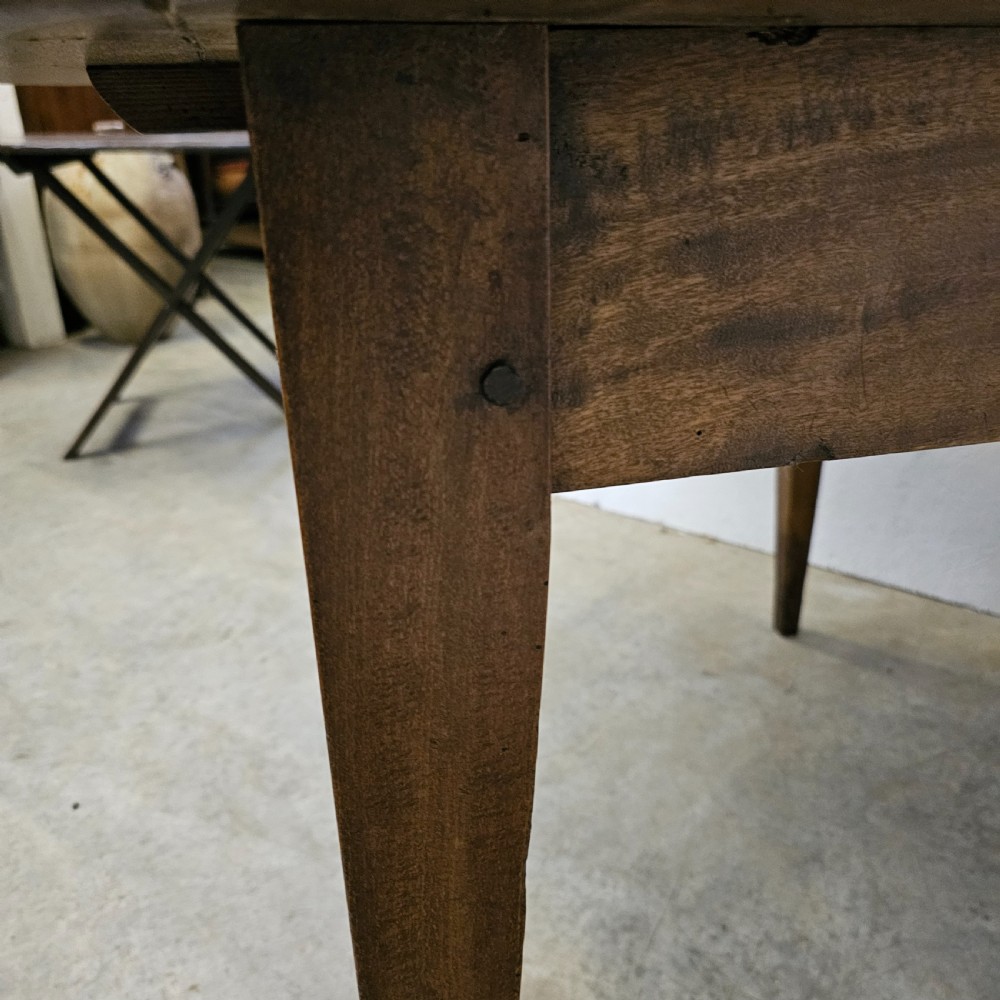 French Poplar Oval Table View IV
