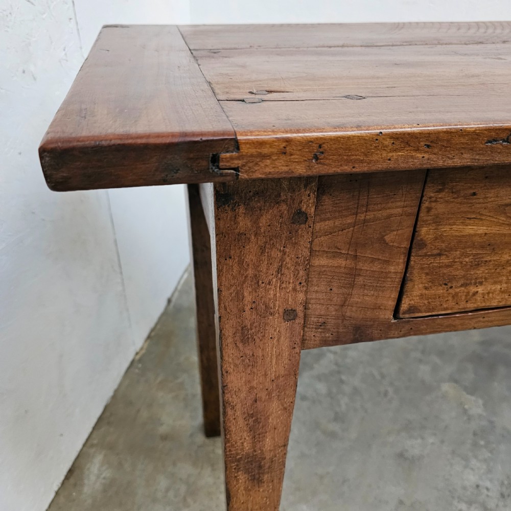Three Drawer French Cherry Serving Table View V