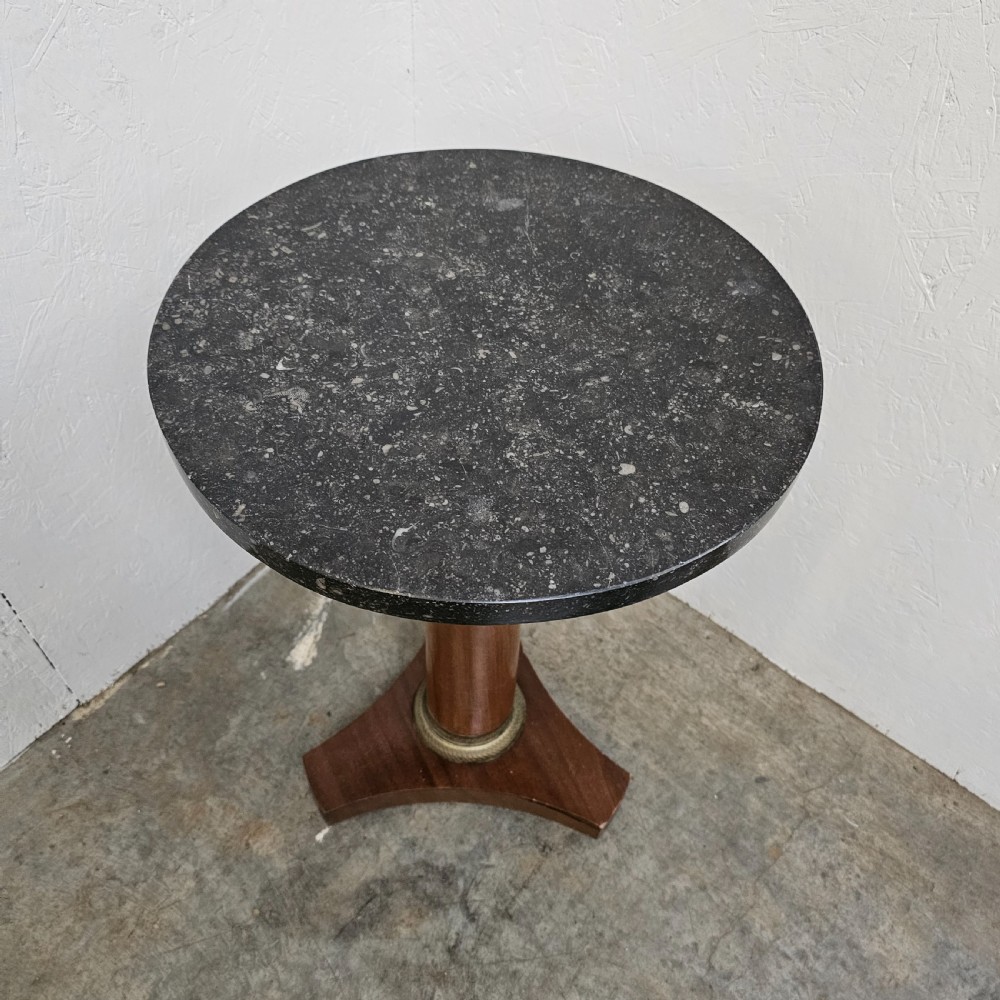 Small French Empire Style Marble Top Gueridon View II