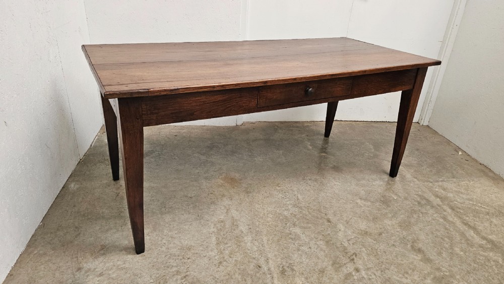French Oak Farmhouse Table (Two Board Top)