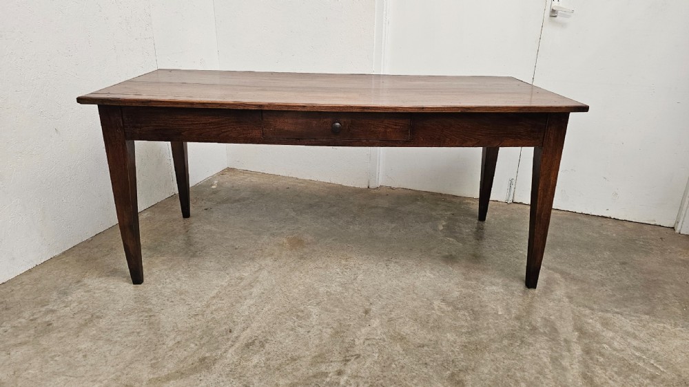 French Oak Farmhouse Table (Two Board Top) View II