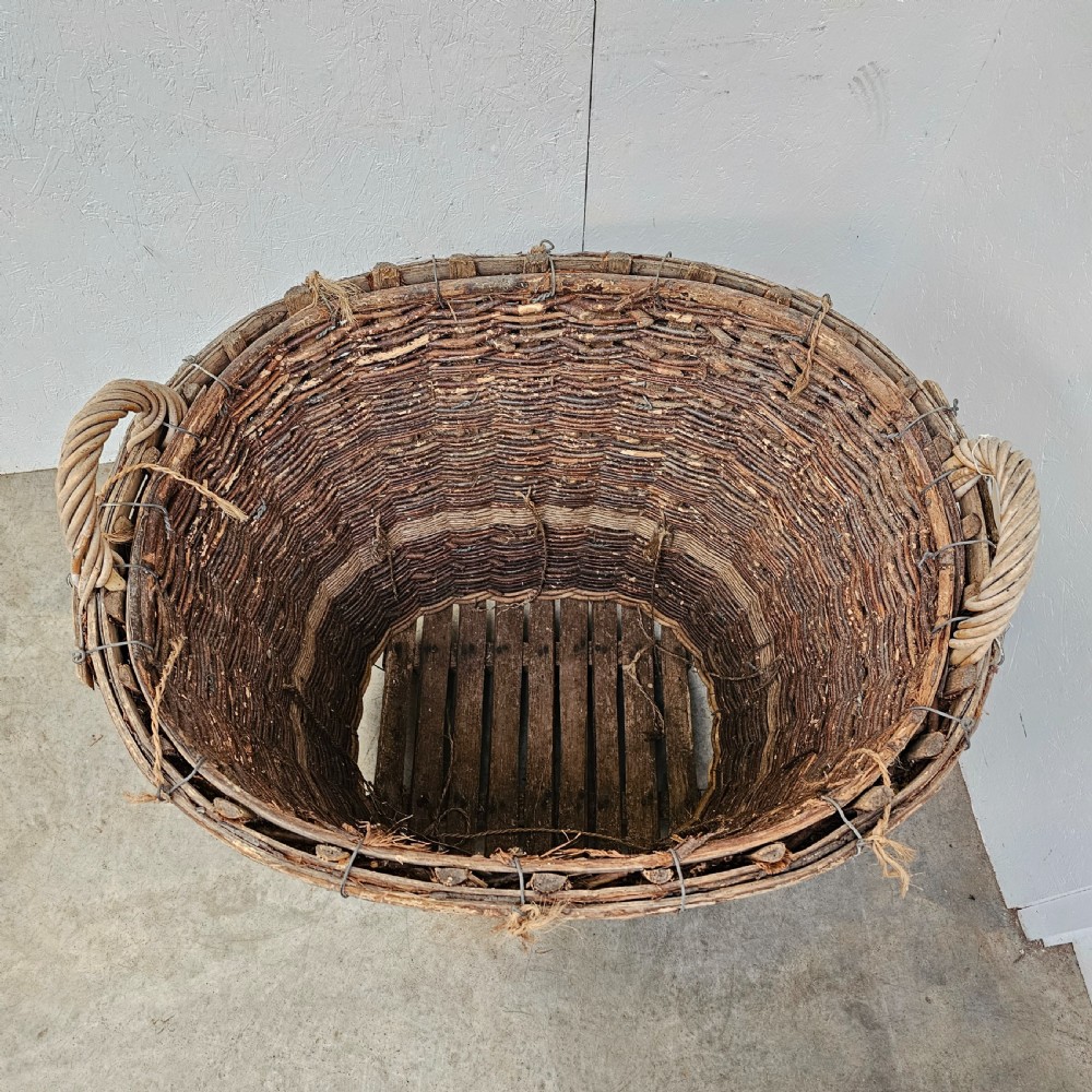 Five Very Large Market Traders Wicker Baskets View VI