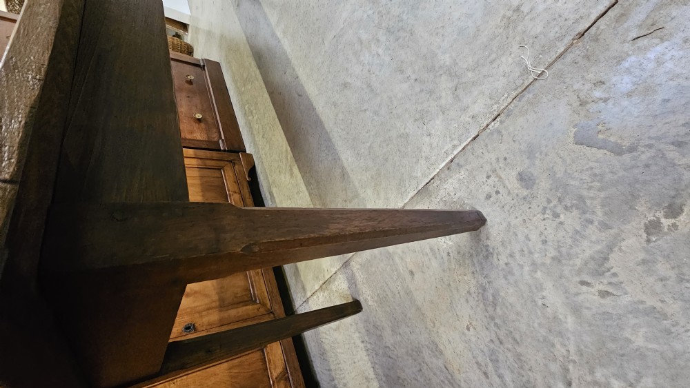 3m Long French Oak Farm Table View VI