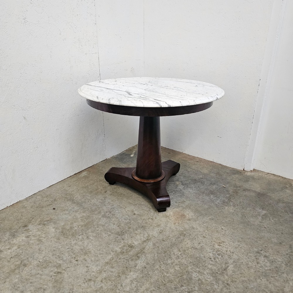 French 19th Century Marble Top Gueridon View II