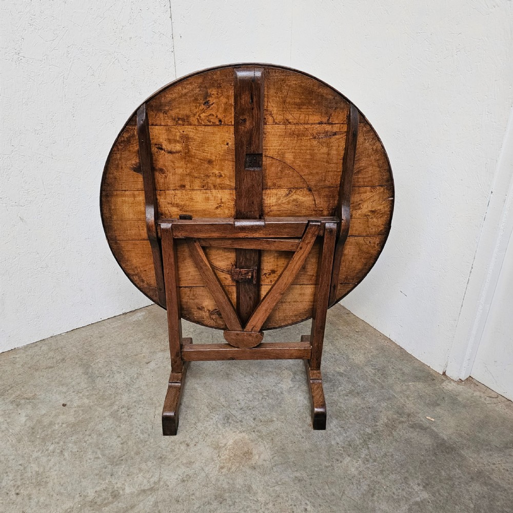 French 19th Century Folding Vendange Table View II