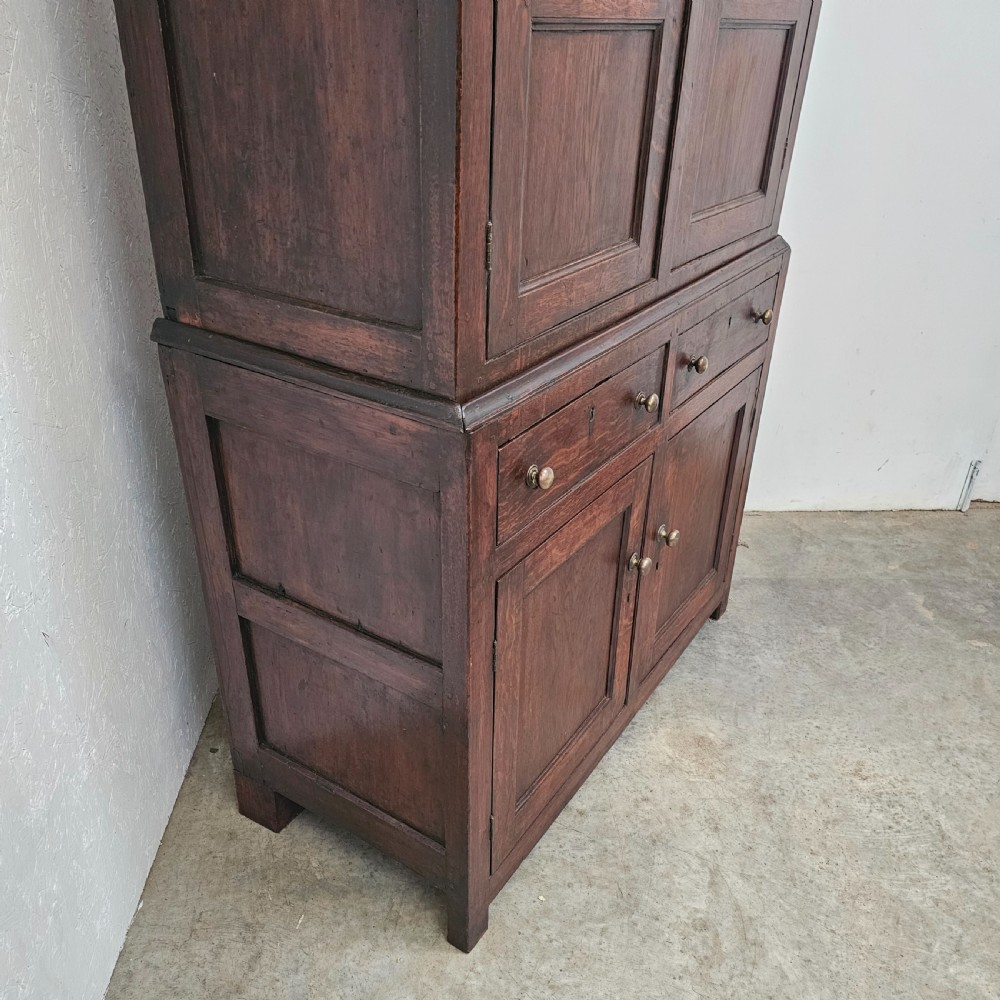 Early 19th Century English Oak Food Cupboard View V