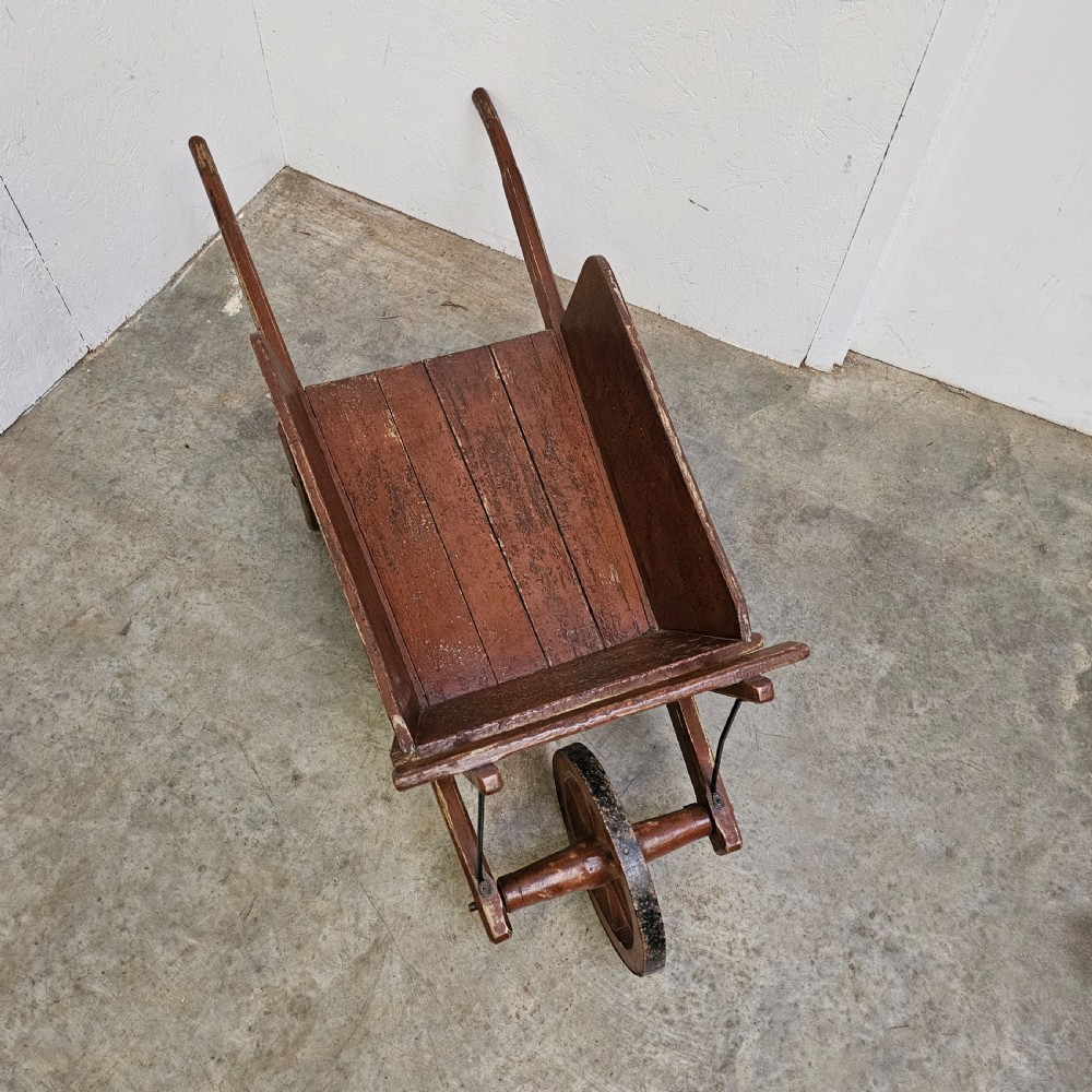French Childs Wheelbarrow View IV