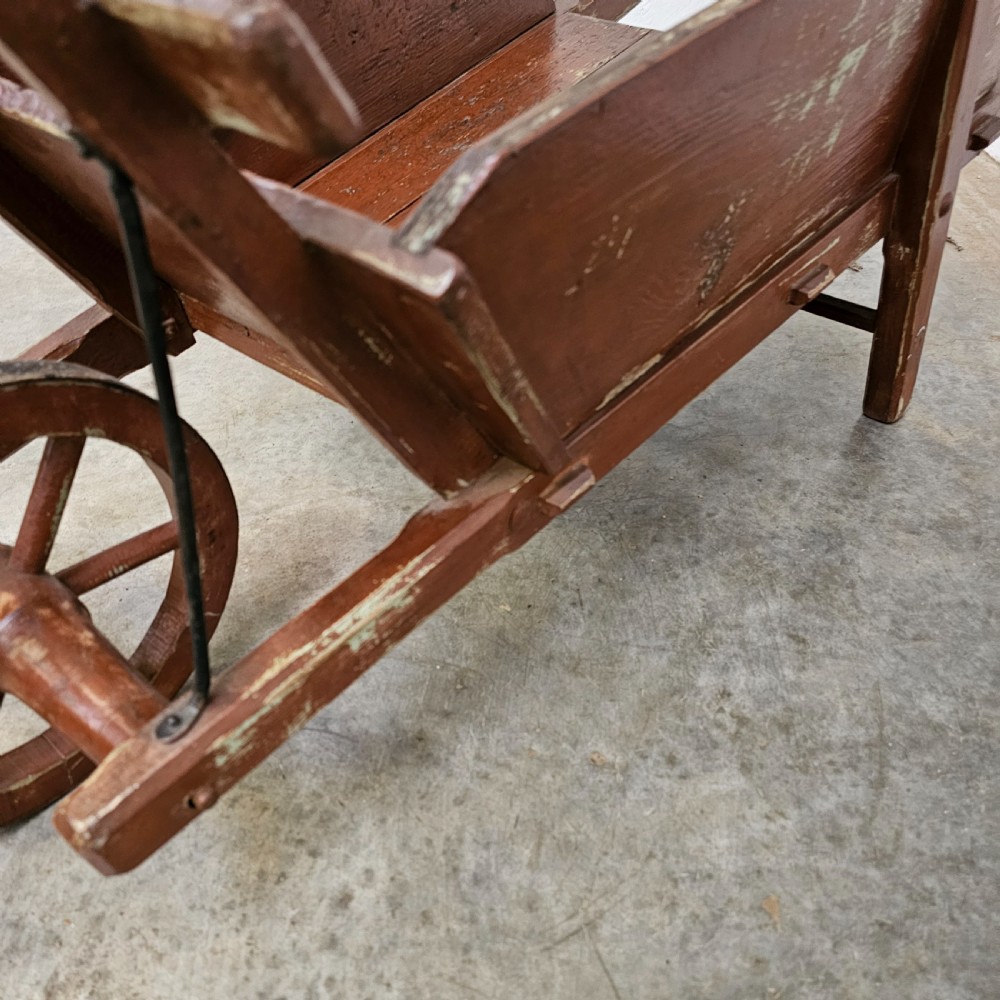 French Childs Wheelbarrow View VI