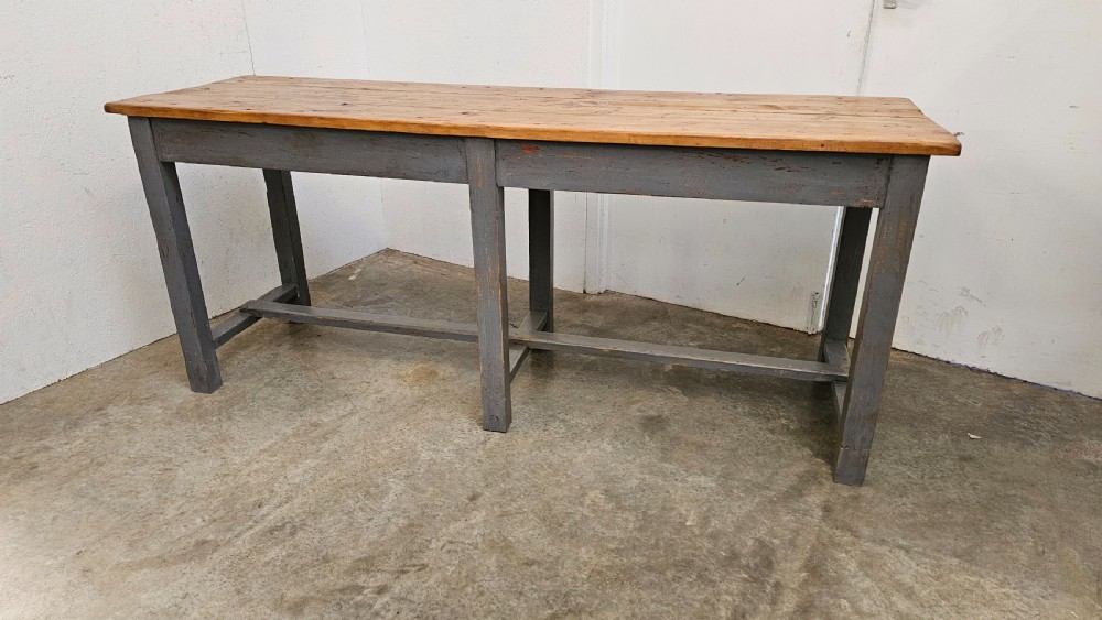 French Pine 6 Leg Work Table