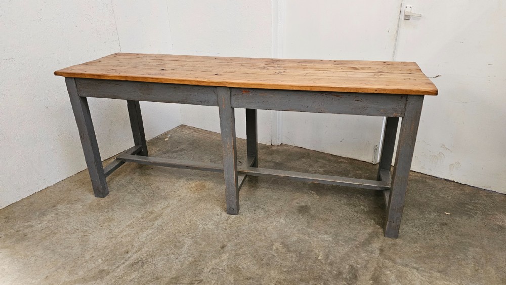French Pine 6 Leg Work Table View II