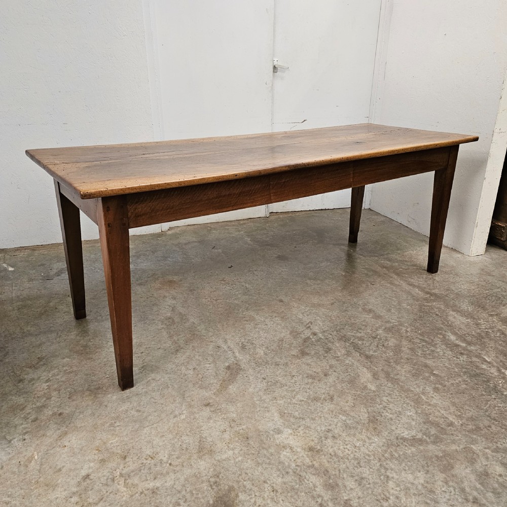 French Two Board Walnut Dining Table (Two Meters)