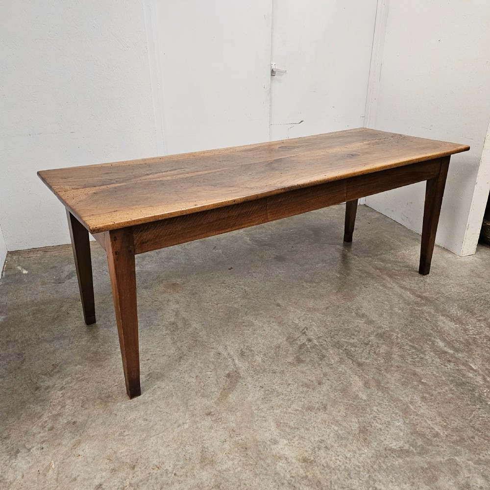 French Two Board Walnut Dining Table (Two Meters) View II