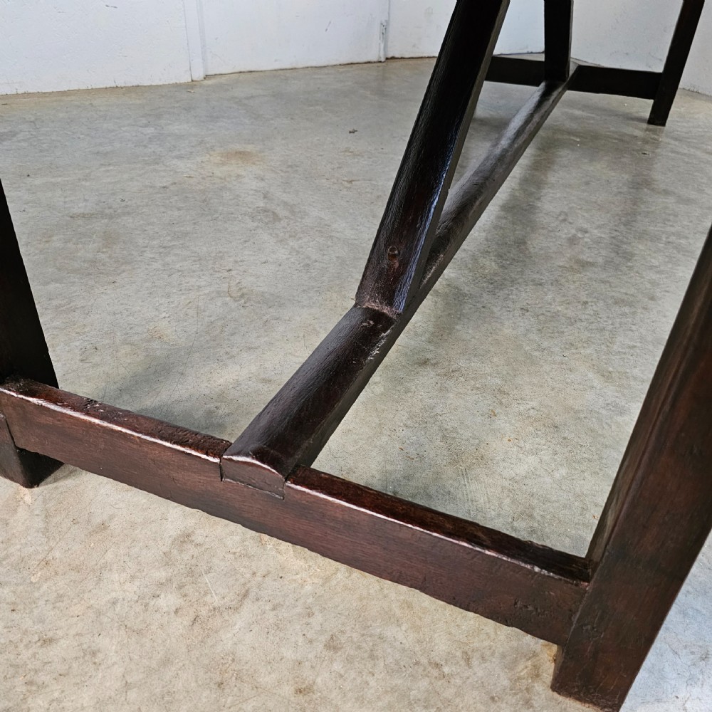 Large French Pine & Oak Harvest Table (2.8m) View IV