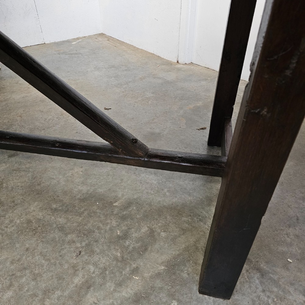 Large French Pine & Oak Harvest Table (2.8m) View V