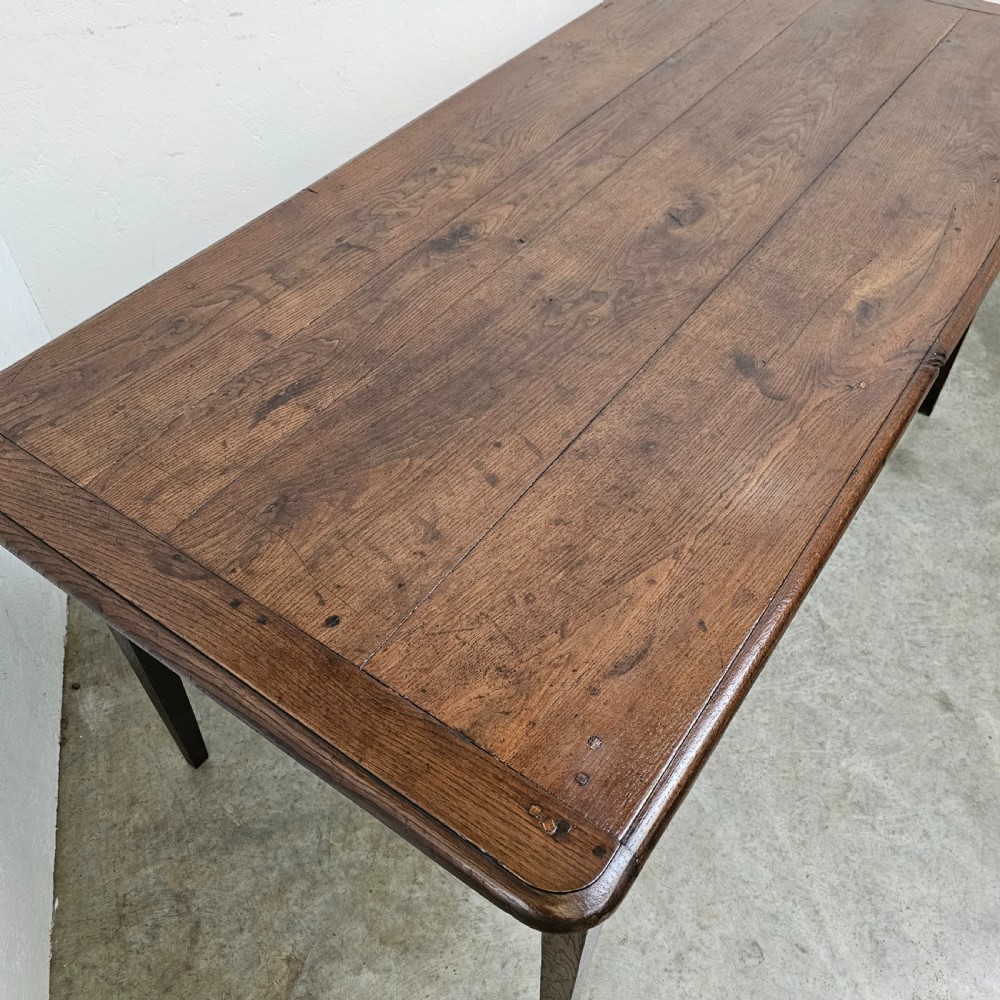 19th Century French Oak Dining Table View IV