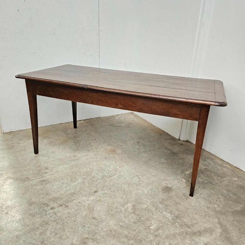 19th Century French Oak Dining Table View VII
