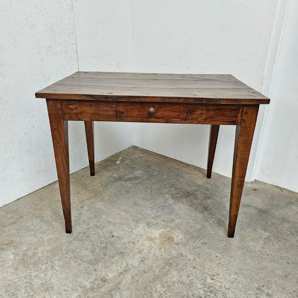 French Walnut Side Table With Drawer (Initialled B.G)