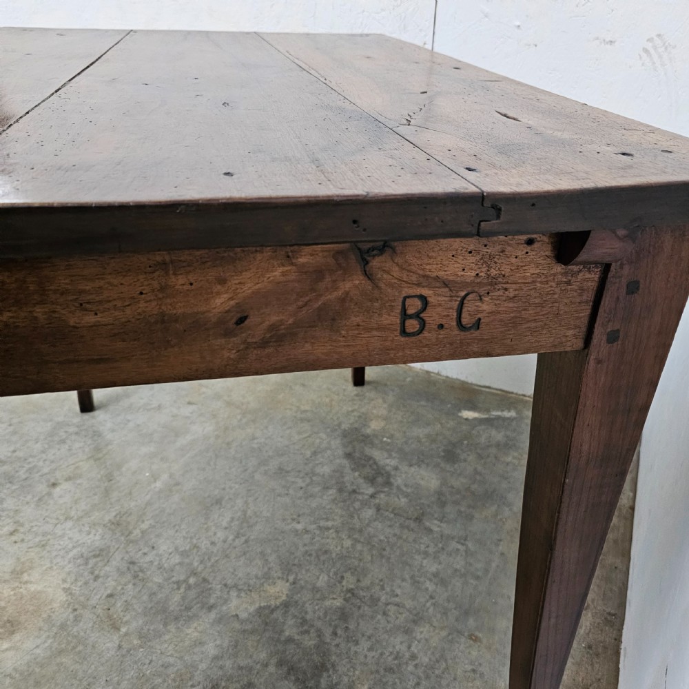 French Walnut Side Table With Drawer (Initialled B.G) View III
