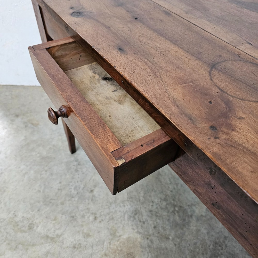 French Walnut Side Table With Drawer (Initialled B.G) View IV