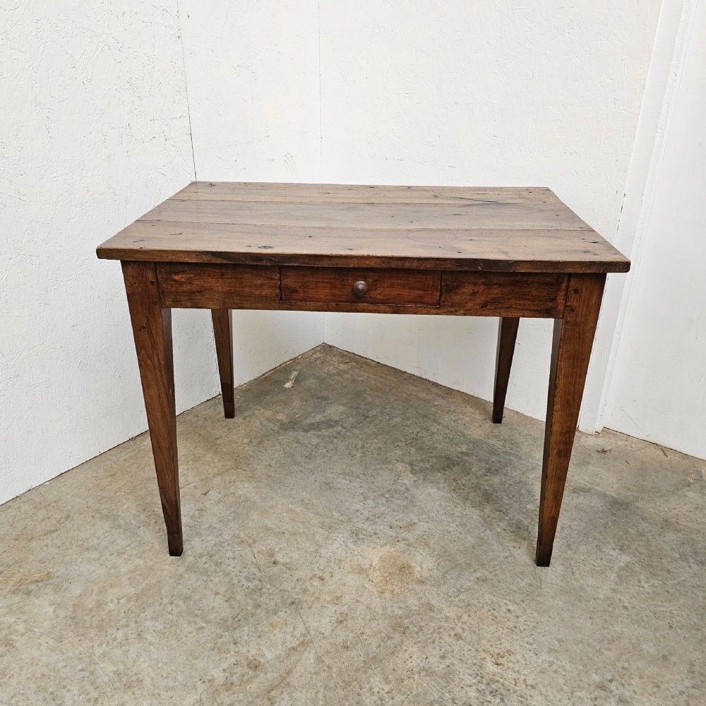 French Walnut Side Table With Drawer (Initialled B.G) View V
