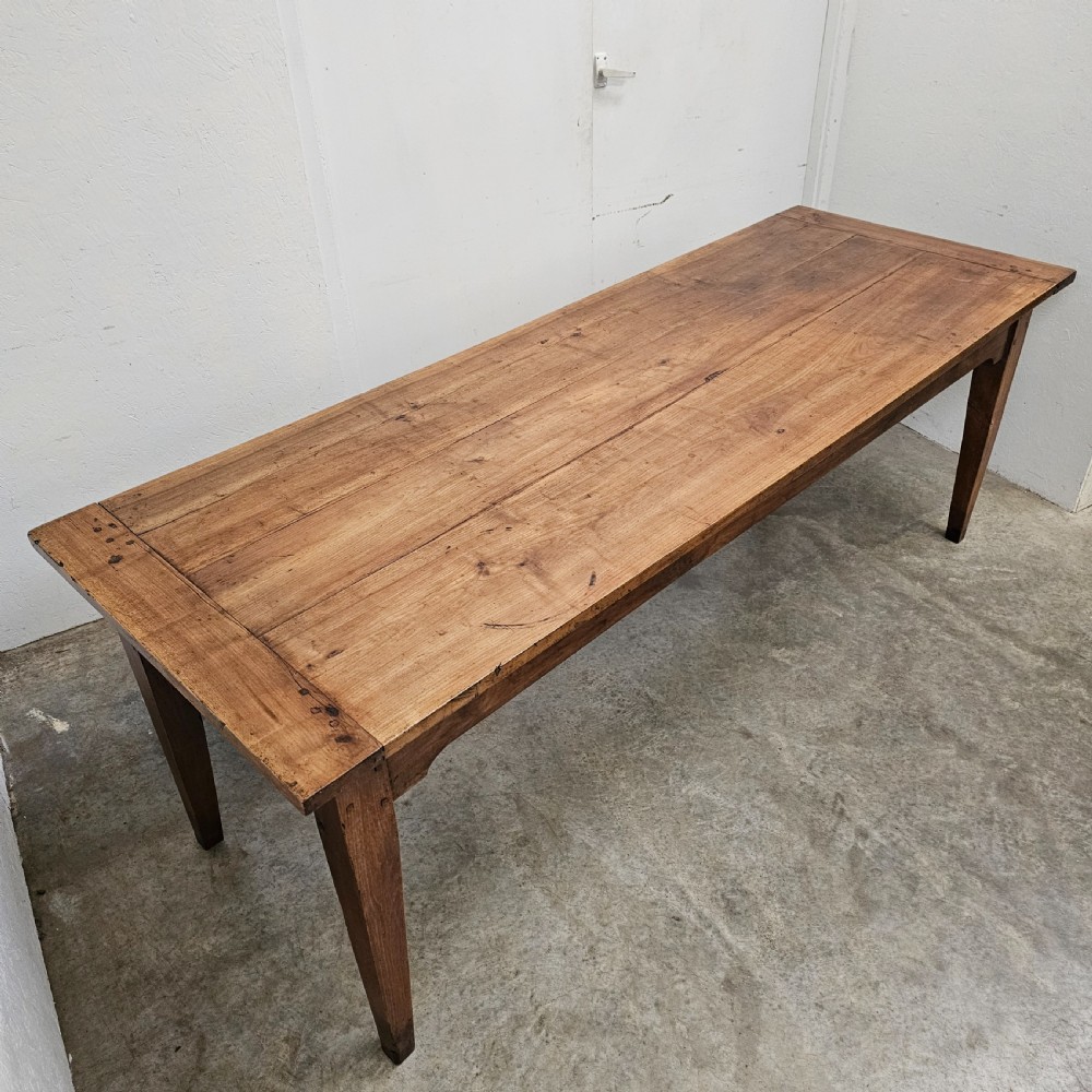 Substantial 7ft French Cherry Farm Table View II