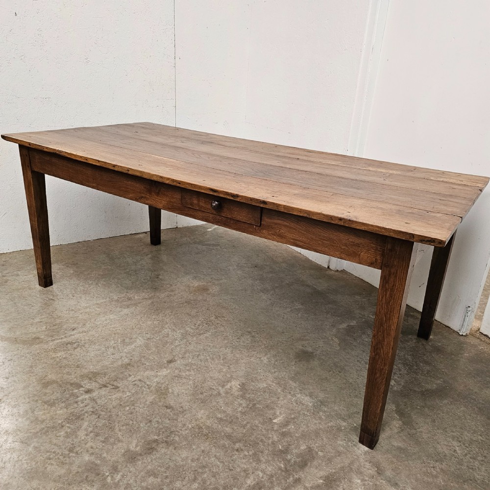 French Oak Farm Table View II