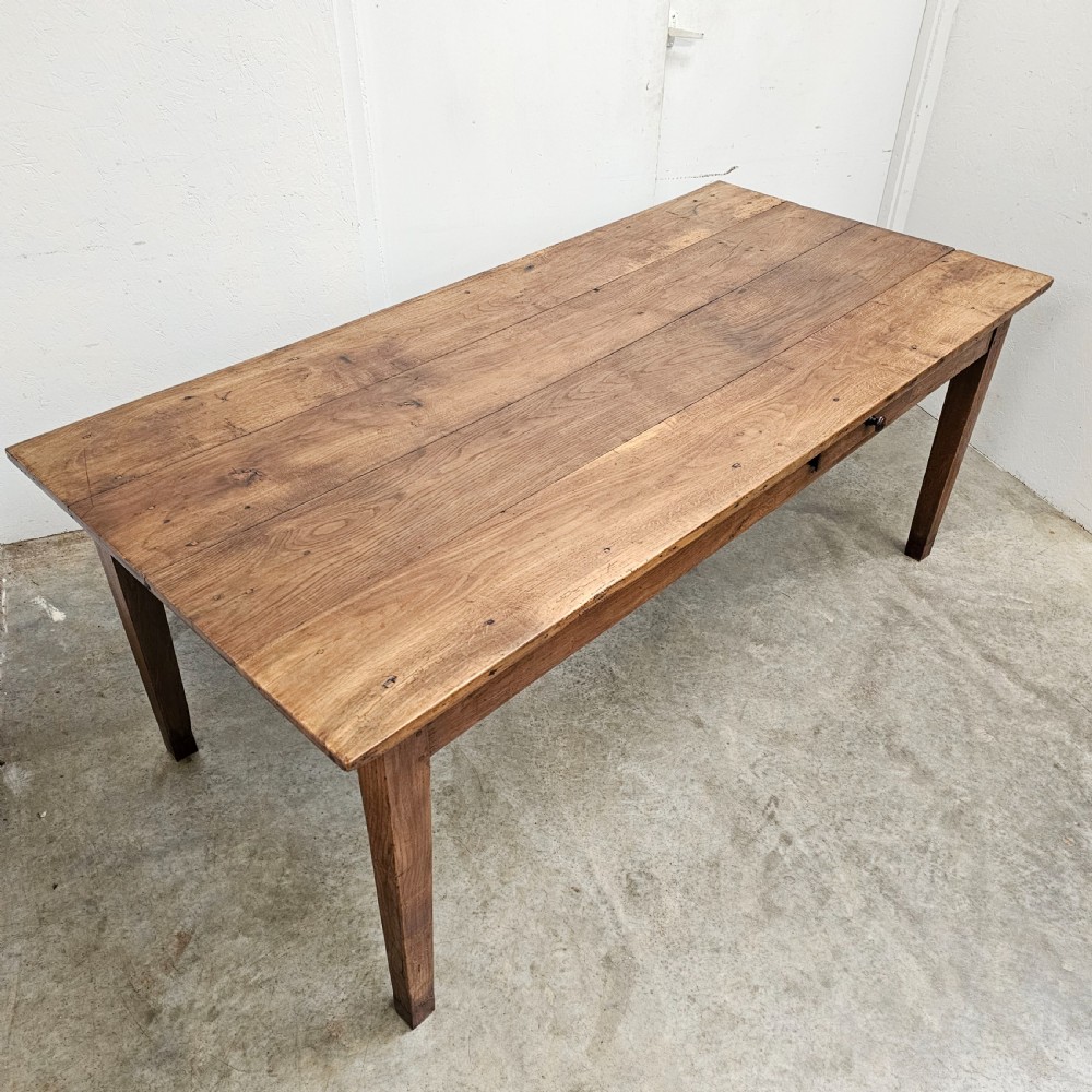 French Oak Farm Table View III