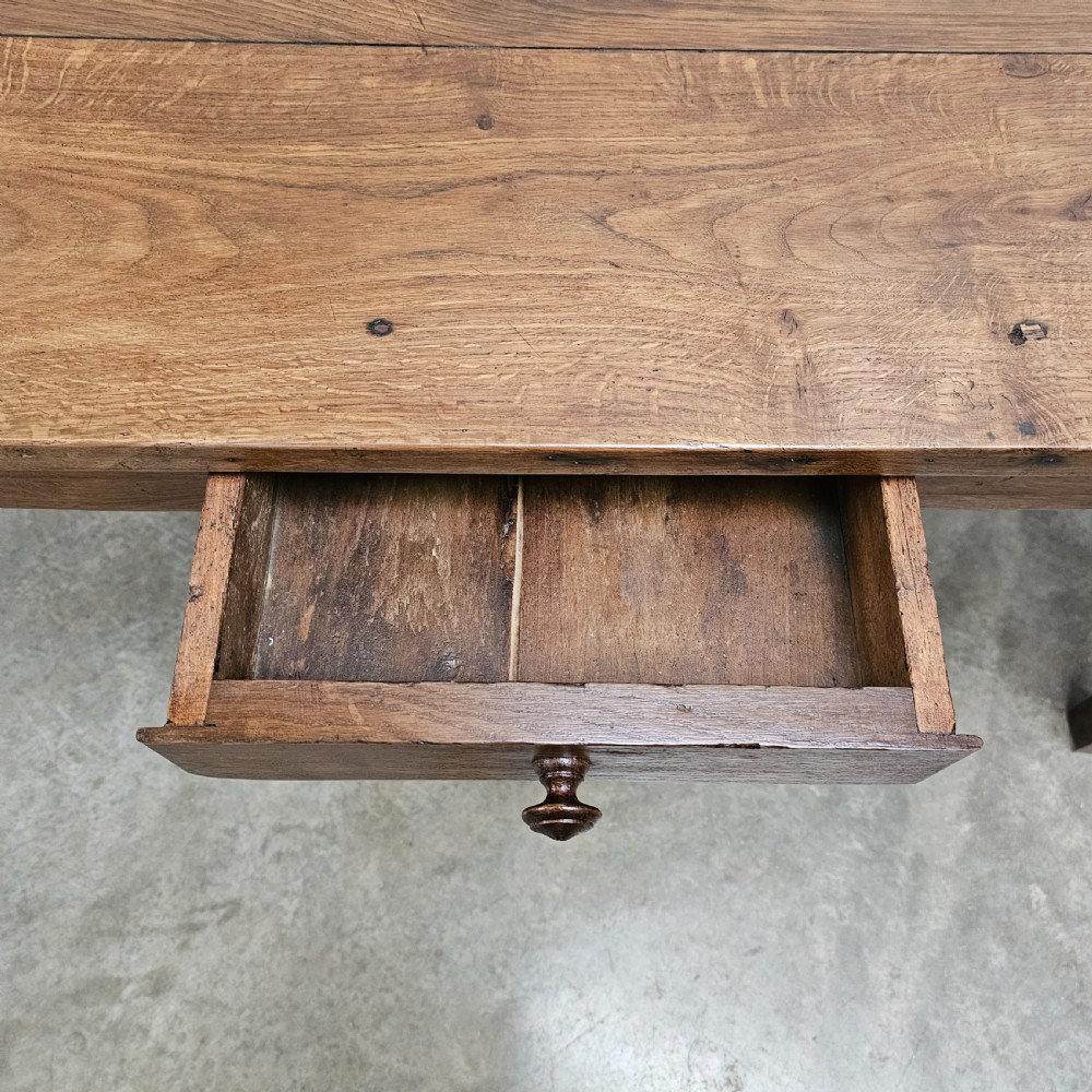 French Oak Farm Table View IV