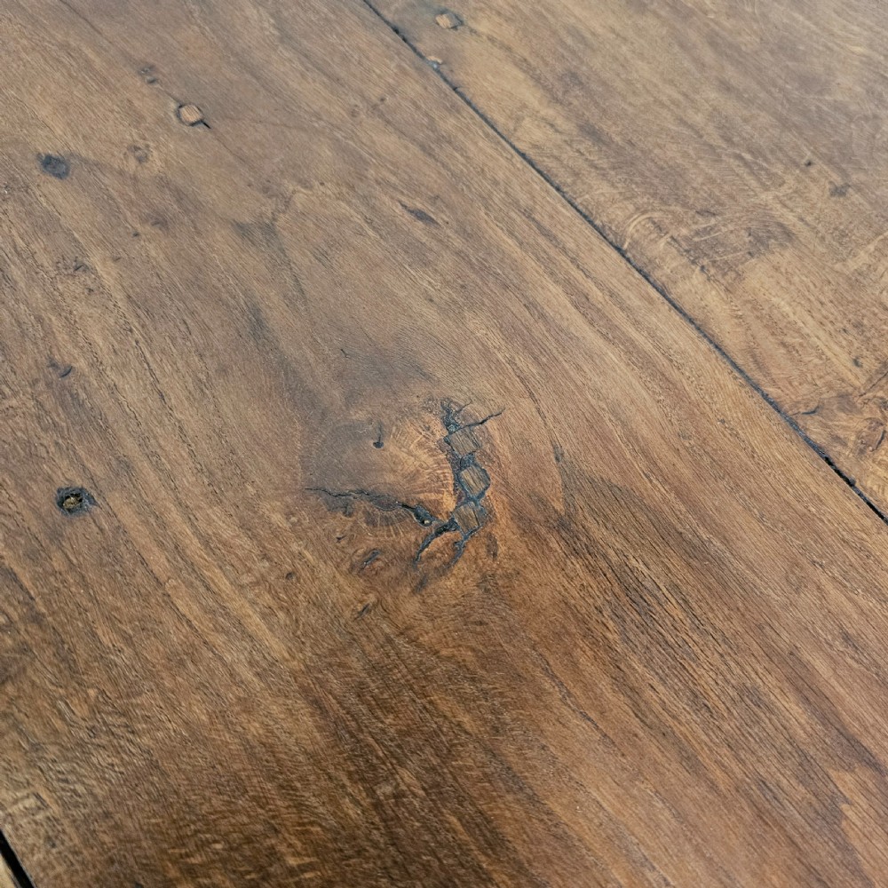 French Oak Farm Table View V
