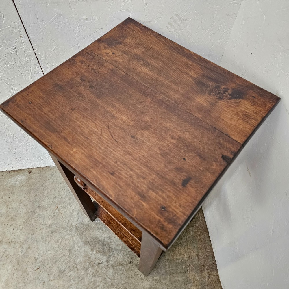 French Oak Two Tier Stand View III