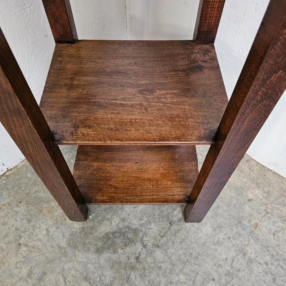 French Oak Two Tier Stand View V