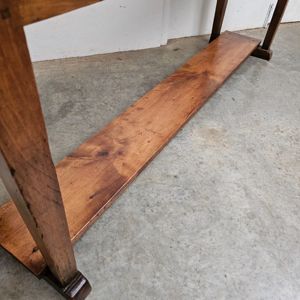 French Farmhouse Side Table With Potshelf View IV