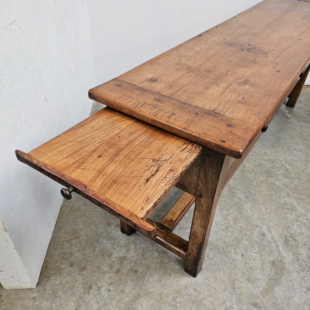 French Cherry Country House Kitchen Prep Table View IV