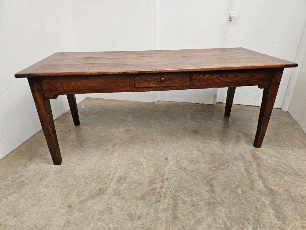 Two Meter French Oak Farm Table