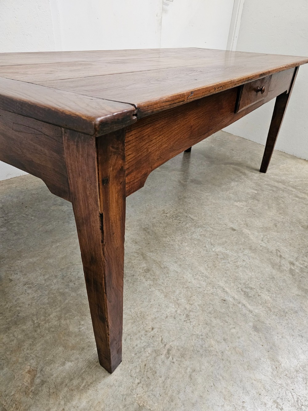 Two Meter French Oak Farm Table View IV