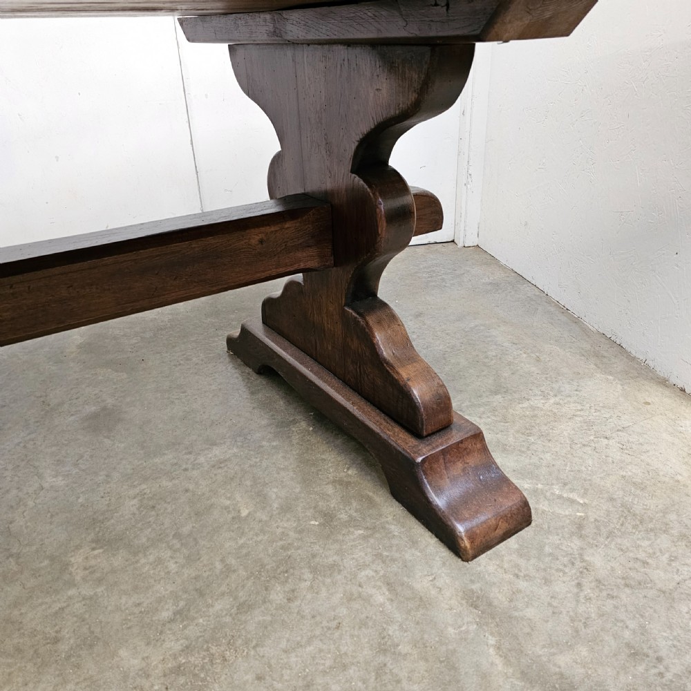 French Oak Trestle Table (2.2m) View III