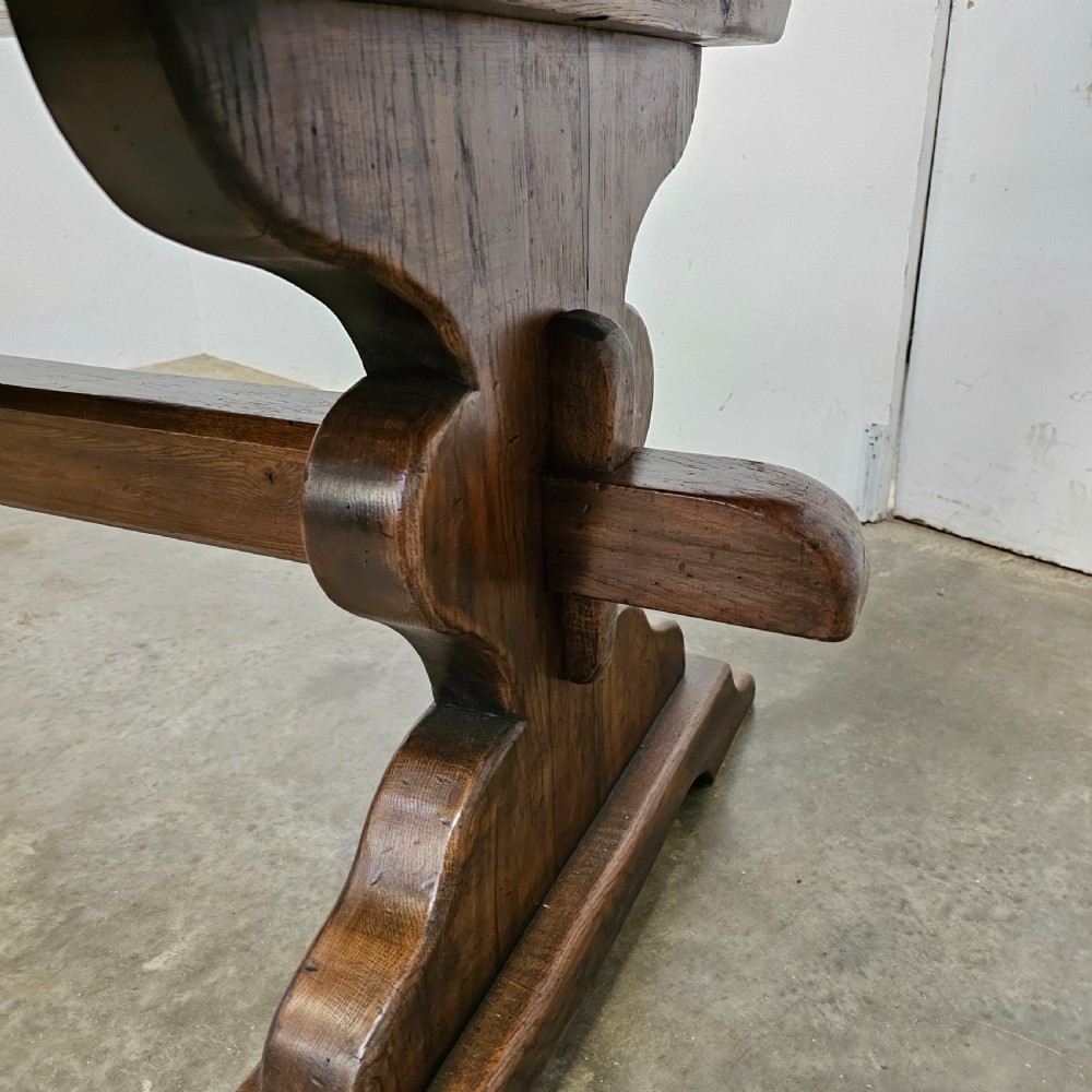 French Oak Trestle Table (2.2m) View IV