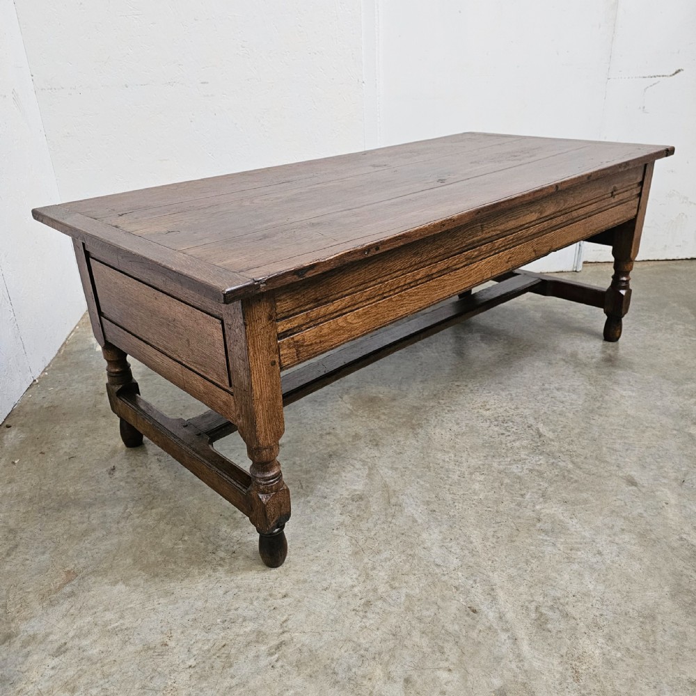 French Oak Farmhouse Bread Prep Lift-Top Low Table