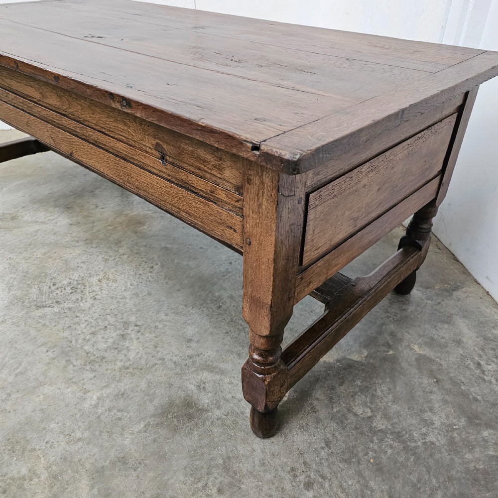 French Oak Farmhouse Bread Prep Lift-Top Low Table View IV