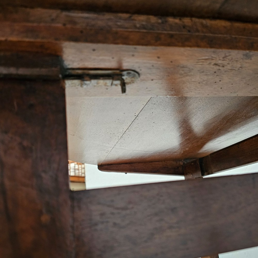 Large French Walnut Oval Wine Tasting Table View VI