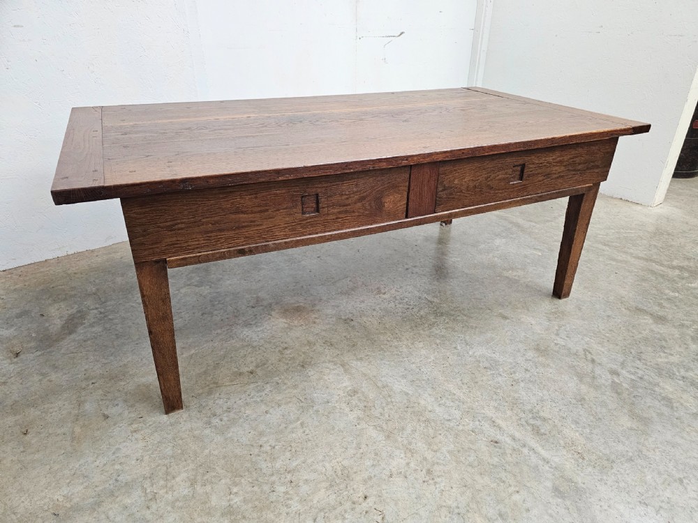 French Oak Country Bread Prep Low Table  View VI