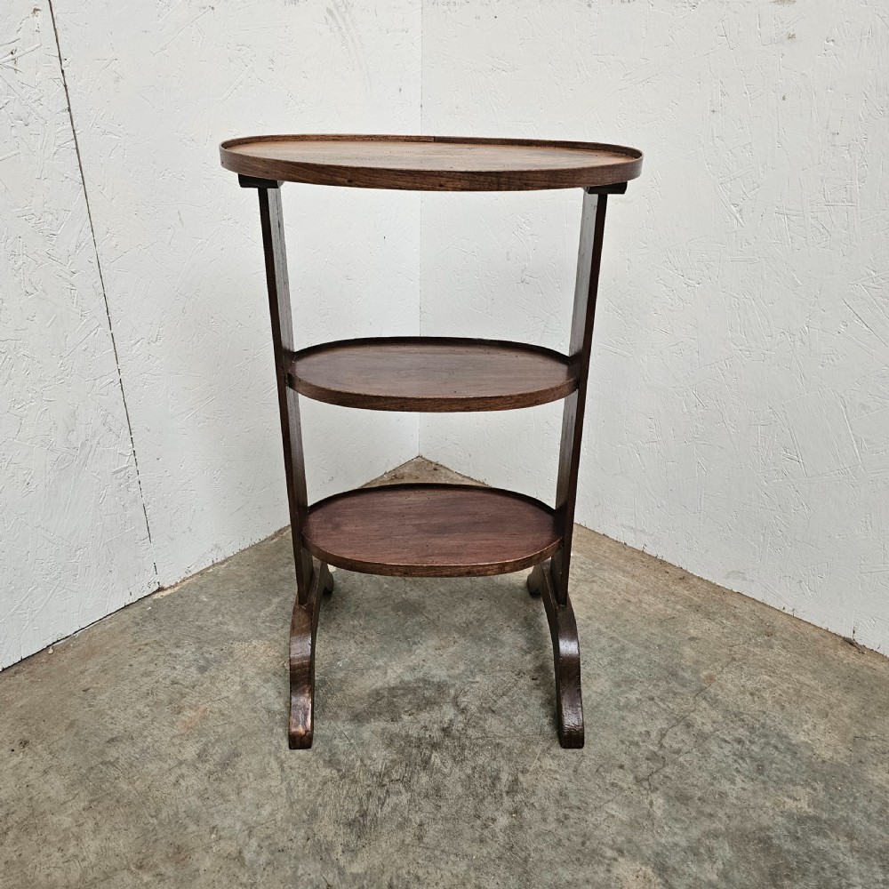 Fruitwood Three Tier Patisserie Etagere