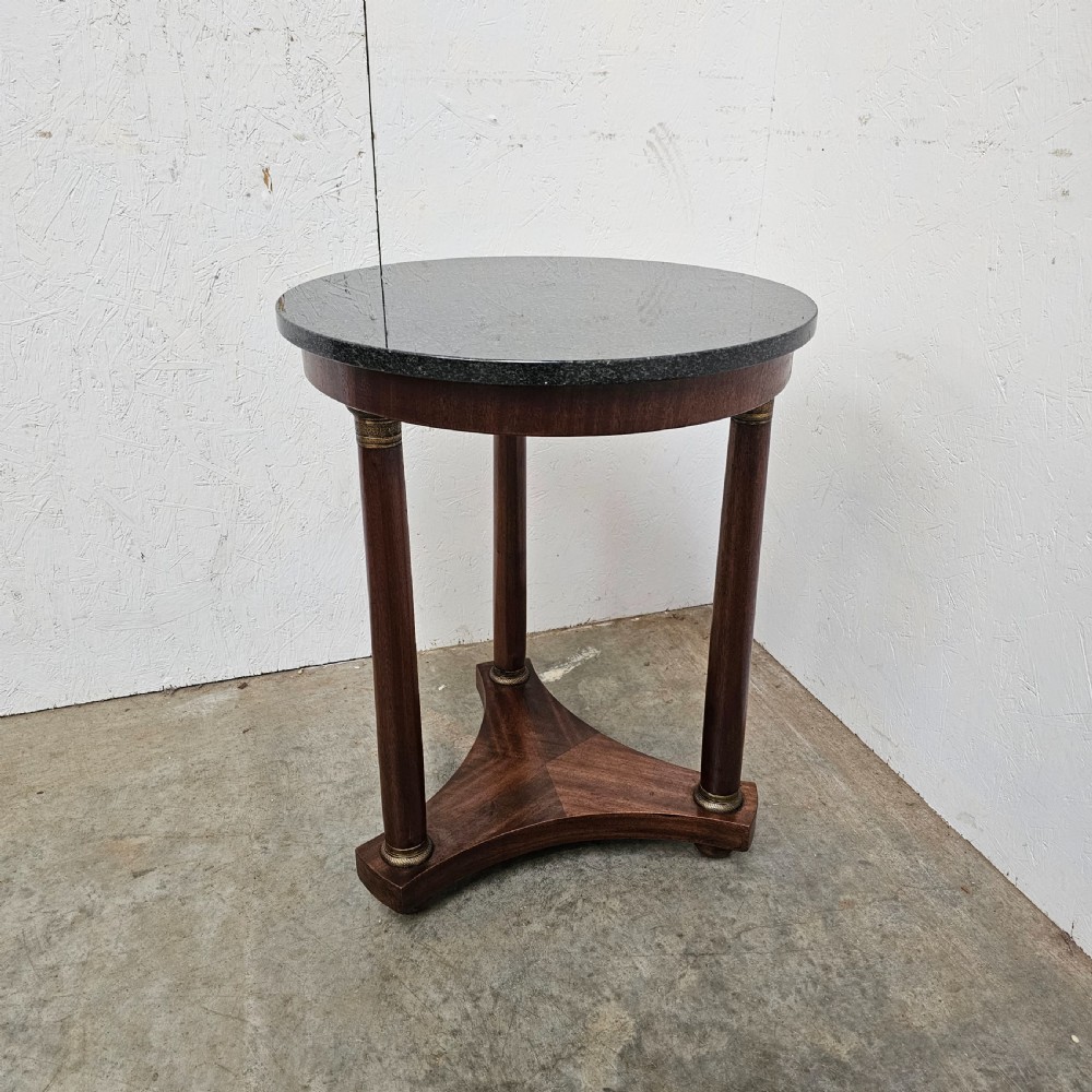 French Empire Style Marble Topped Gueridon