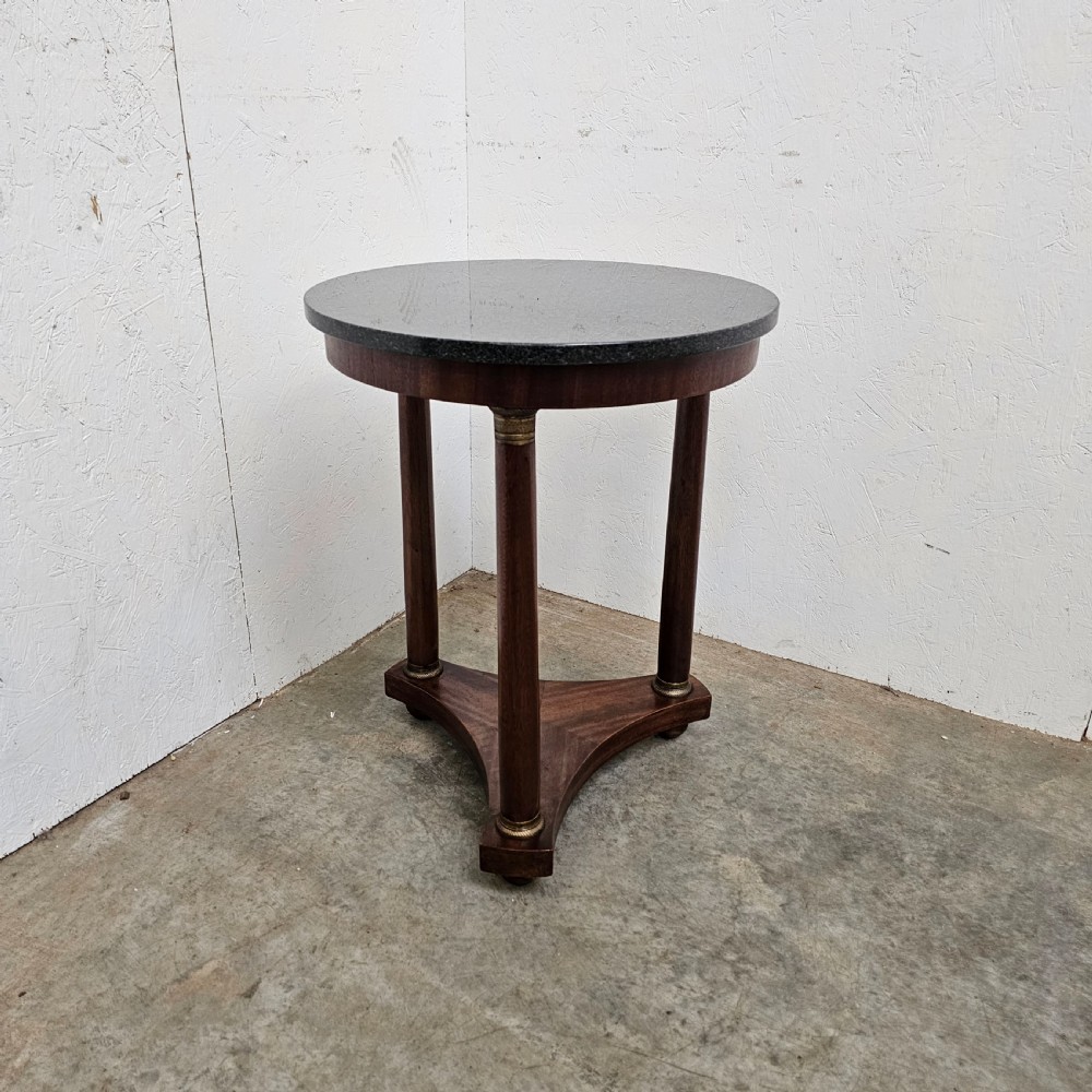 French Empire Style Marble Topped Gueridon View II