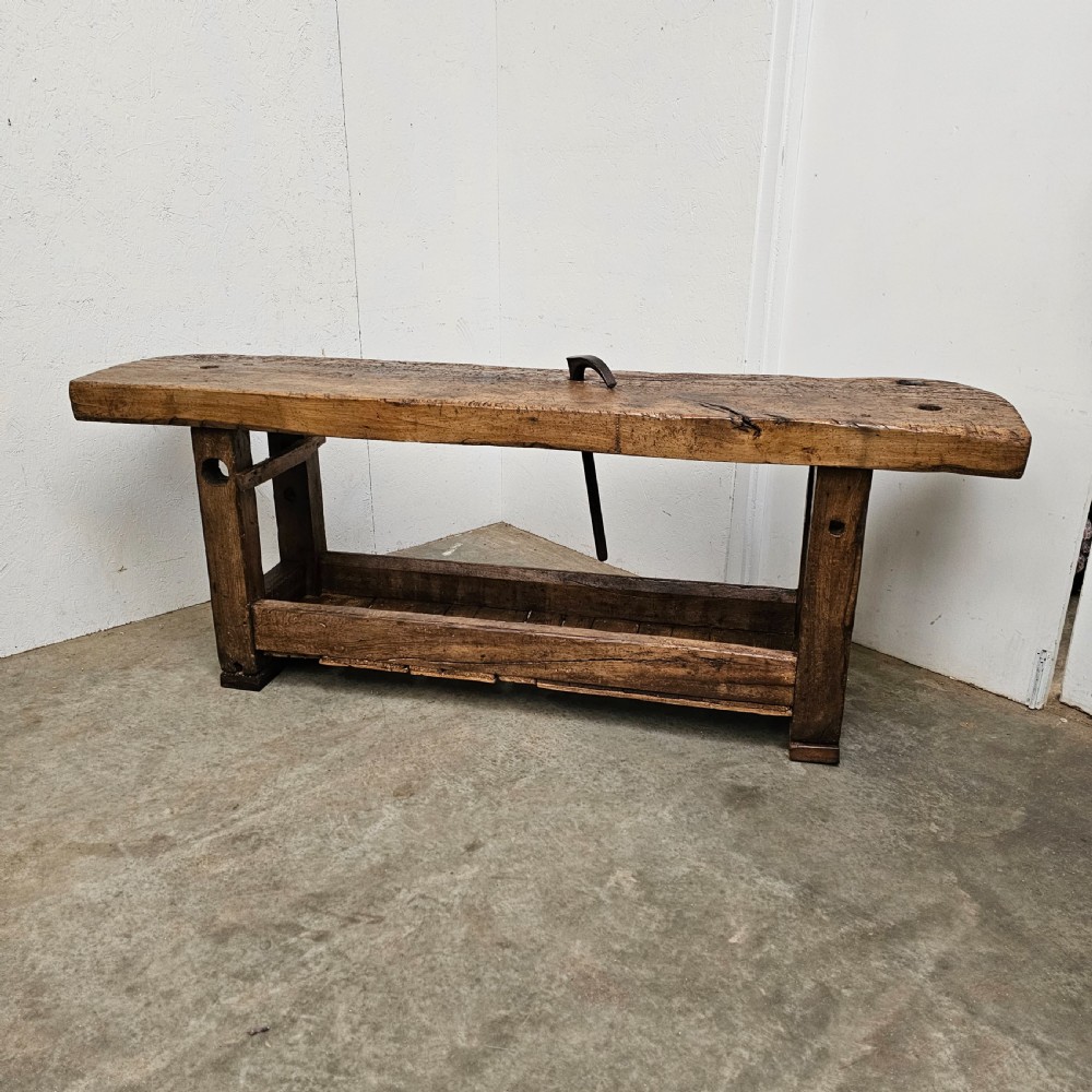 French Beech & Oak Artisans Workbench