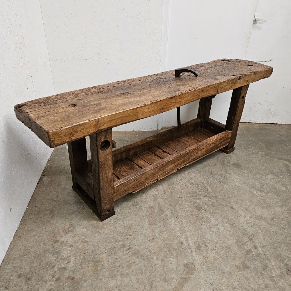 French Beech & Oak Artisans Workbench View III