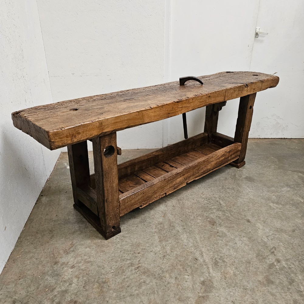 French Beech & Oak Artisans Workbench View IV