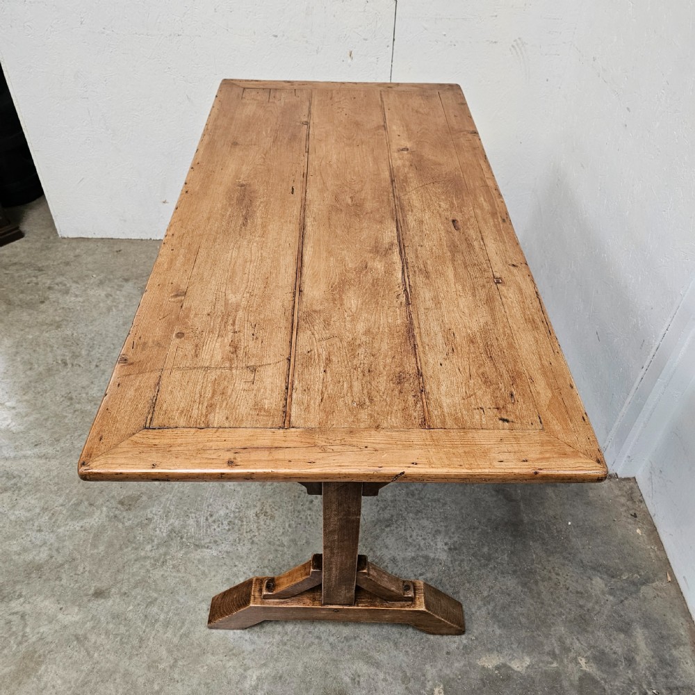 Pine & Beech Tavern Trestle Table View IV